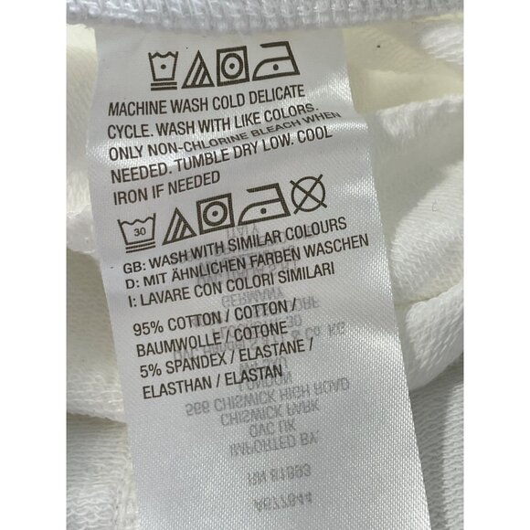 Denim and Co Active Petite French Terry Ankle Pant with Gauze Detail Size Medium - Picture 4 of 8